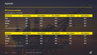 EY Price Point: global oil and gas market outlook, Q319