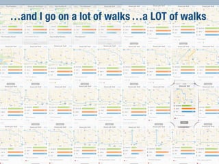 …a LOT of walks…and I go on a lot of walks
 