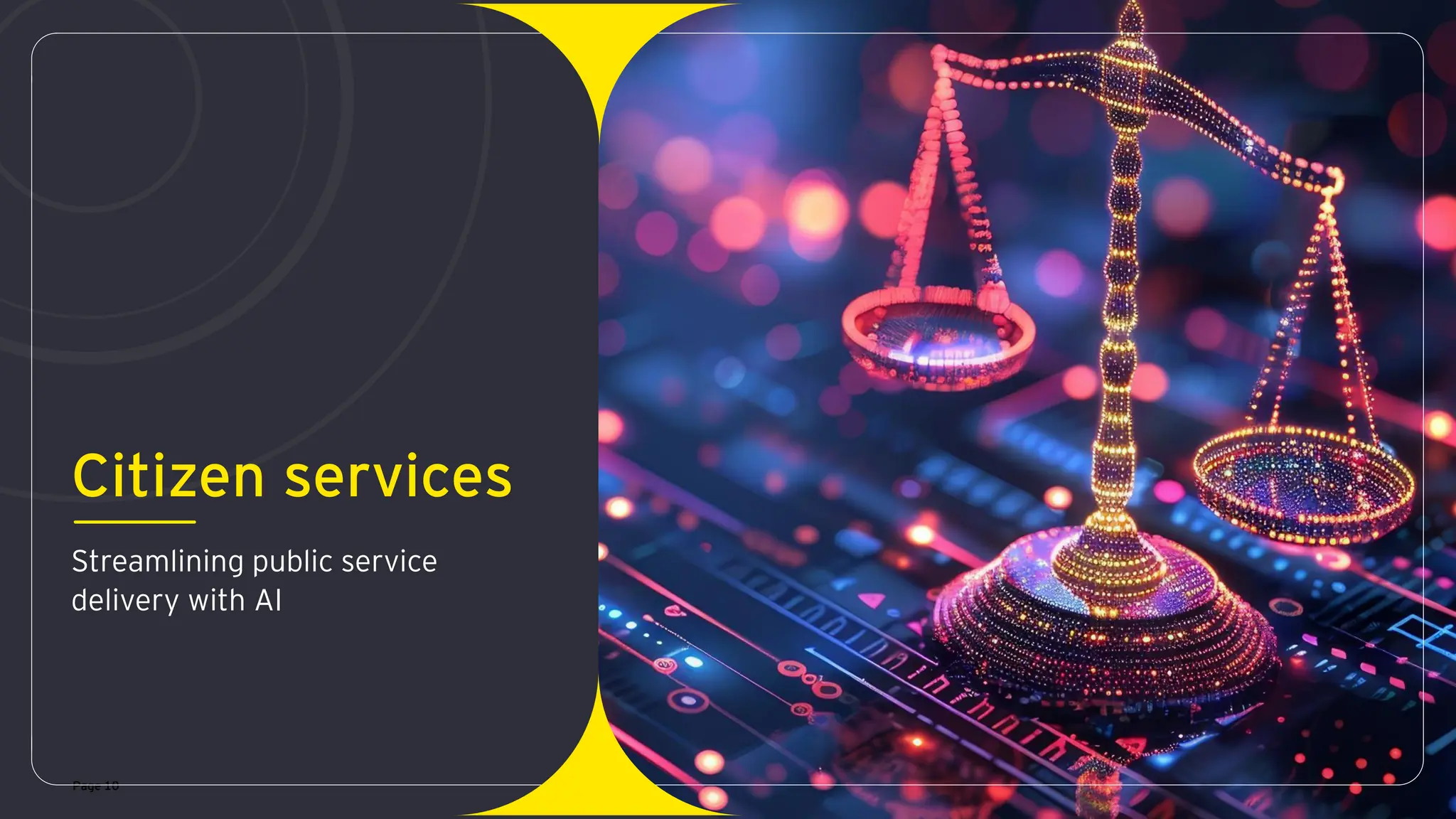 Page 10
Citizen services
Streamlining public service
delivery with AI
 