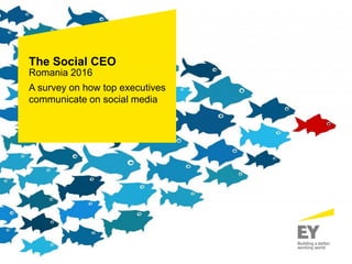 The Social CEO
Romania 2016
A survey on how top executives
communicate on social media
 