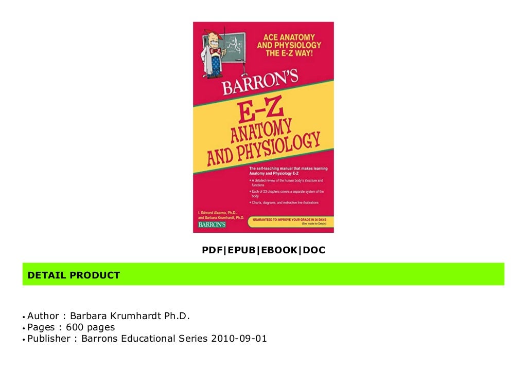 [Doc] EZ Anatomy and Physiology, 3rd Ed (Barron s EZ) (Barron s Easy Series)