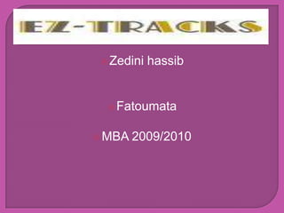 Zedinihassib Fatoumata MBA 2009/2010 