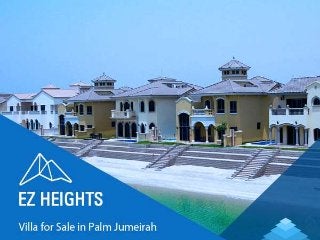 Villa for Sale in Palm Jumeirah – Dream Big & Live Big