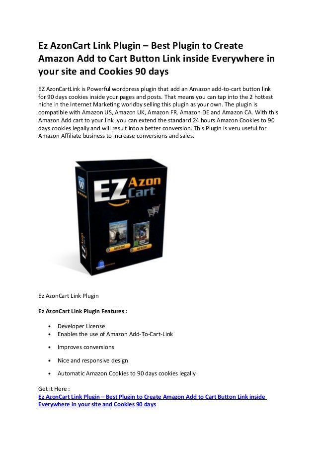 Ez azon cart link plugin review Best Plugin to Create Amazon Add to