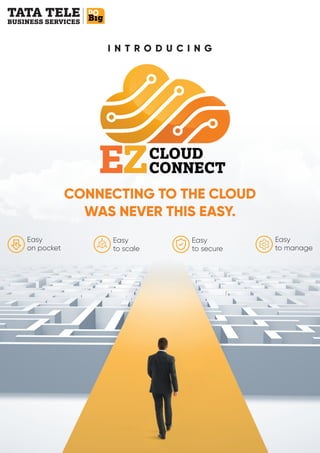 CONNECTING TO THE CLOUD
WAS NEVER THIS EASY.
I N T R O D U C I N G
Easy
on pocket
Easy
to secure
Easy
to manage
Easy
to scale
 