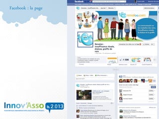 Facebook : la page
 