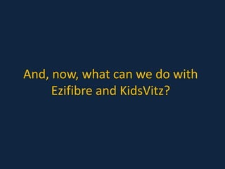 Ezifibre & KidzVits Pitch Presentation