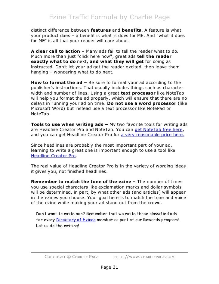 ezine traffic formula rebranded