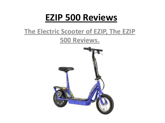 ezip 400 scooter review