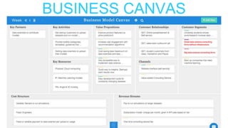 BUSINESS CANVAS
 