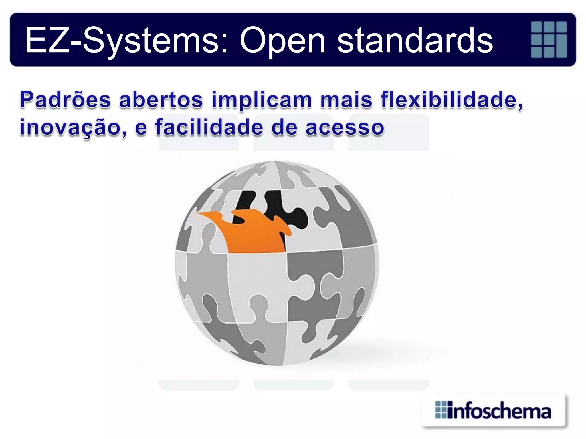 EZ-Systems: Open standards
 