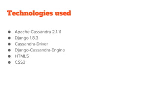 Features
● Tweet
● Add Friends to Circle
● Login/Register
● Retweet
● Follow
● Find Friends
 