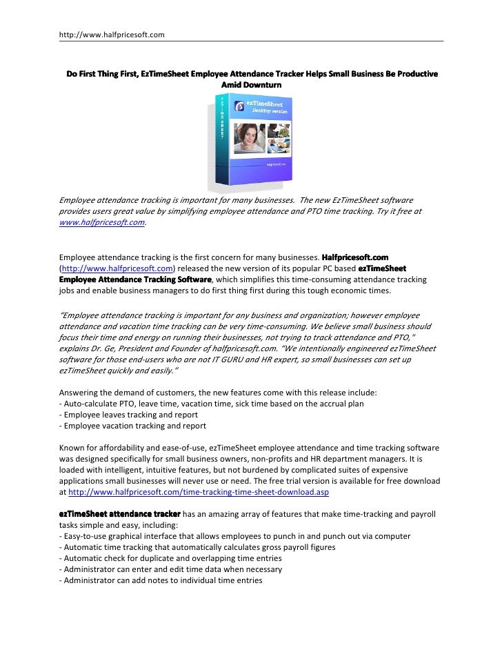 do first thing first eztimesheet employee attendance tracker helps s