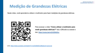 Medição de Grandezas Elétricas
Link: https://www.youtube.com/watch?v=nvZcQSlsDcc&feature=youtu.be
 
