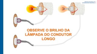 OBSERVE O BRILHO DA
LÂMPADA DO CONDUTOR
LONGO
 