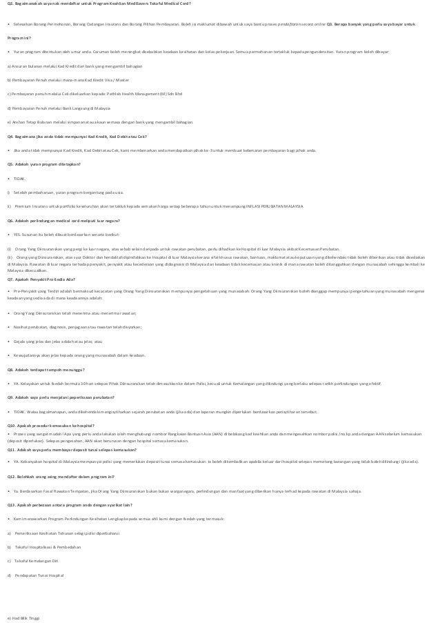 Medisaver Vip Takaful Ehsan 2019 Ezytakaful