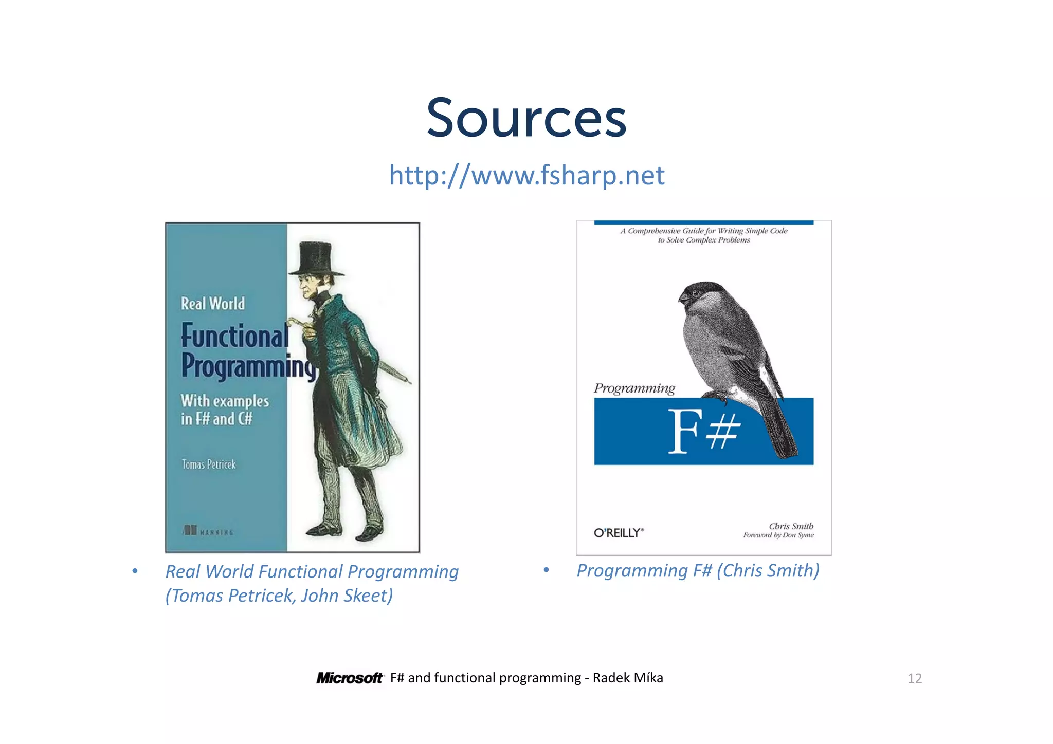 Microsoft F# and functional programming | PPT