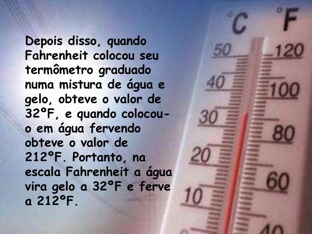 Escala Termométrica Fahrenheit