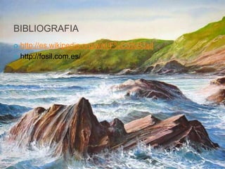 BIBLIOGRAFIA
 http://es.wikipedia.org/wiki/F%C3%B3sil
 http://fosil.com.es/
 