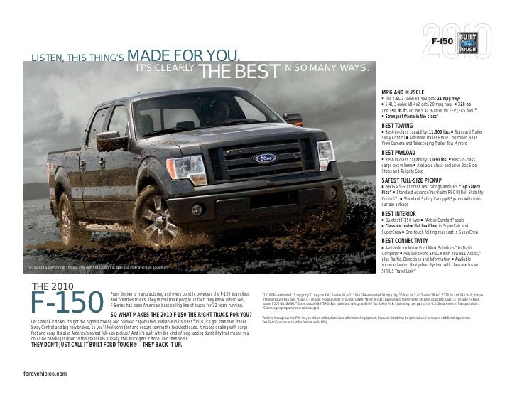 2010 Ford F150 Hamburg