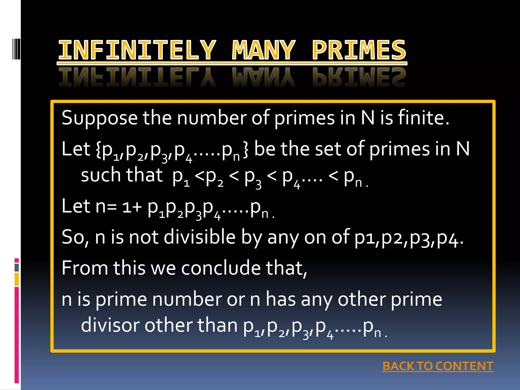 Fundamental theorem of arithmatic | PPSX