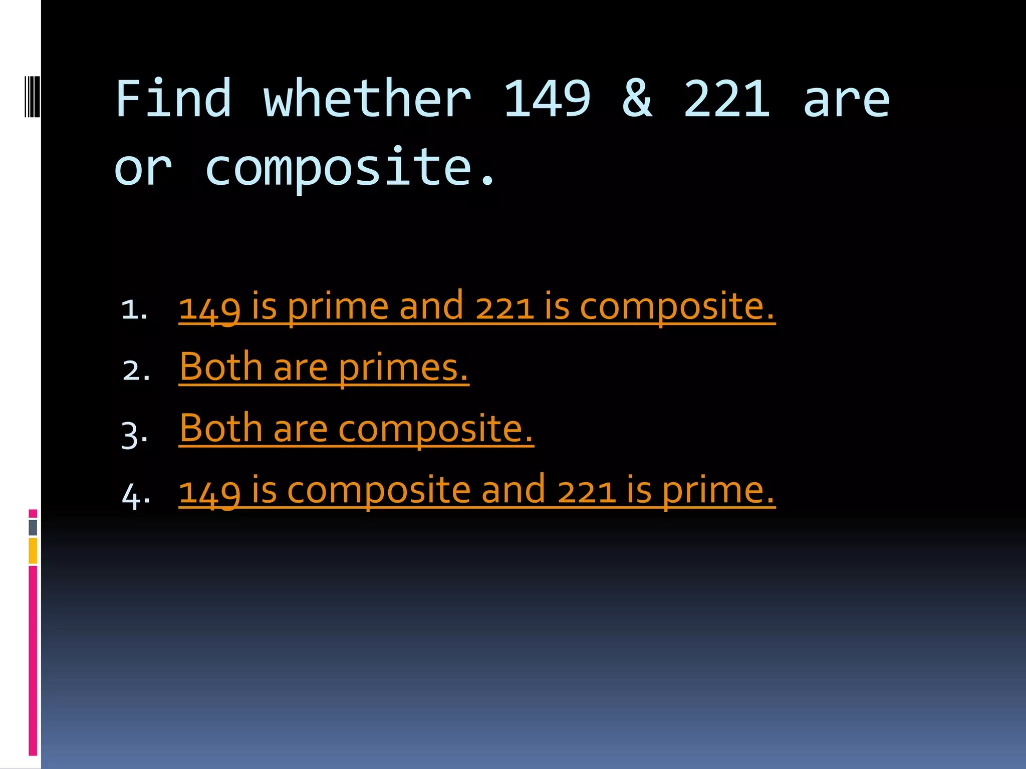 Fundamental theorem of arithmatic | PPSX