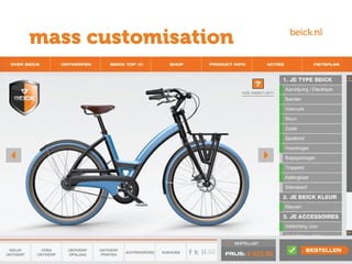mass customisation beick.nl
 