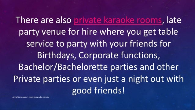 Late Night Private Karaoke Rooms Late Night Private Karaoke Rooms