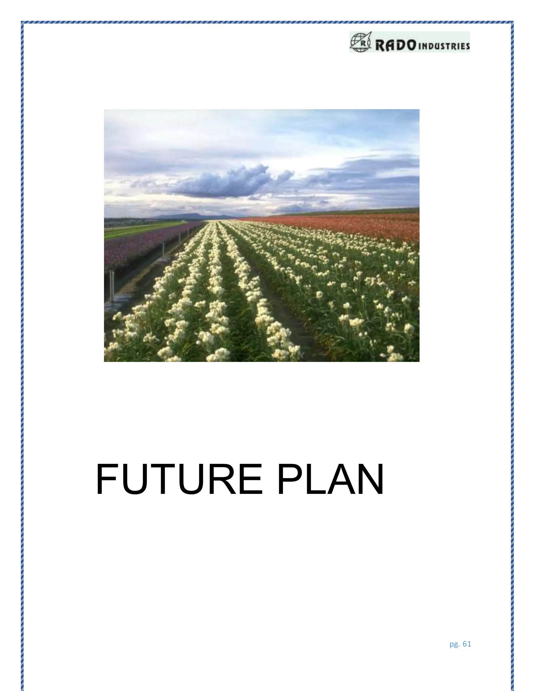 pg. 61
FUTURE PLAN
 