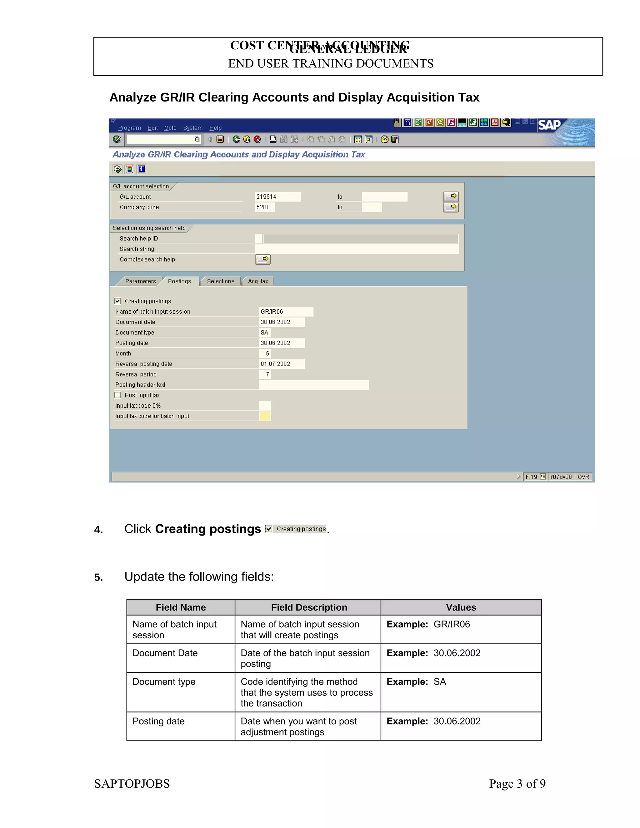 F.19 gr ir regrouping | DOC