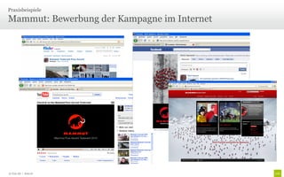 Praxisbeispiele

Mammut: Bewerbung der Kampagne im Internet




© Unic AG | Seite 67
 