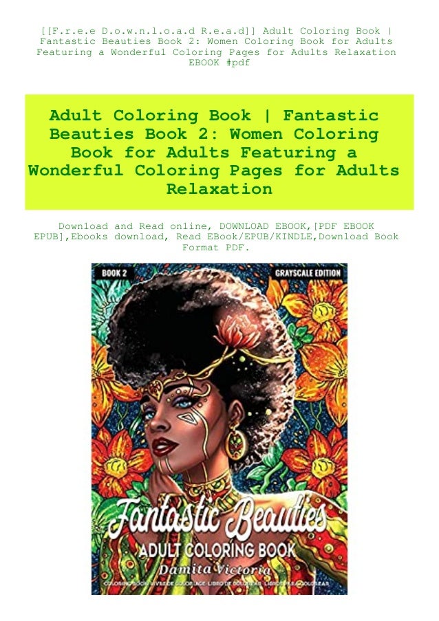 Download F R E E D O W N L O A D R E A D Adult Coloring Book Fantastic Be