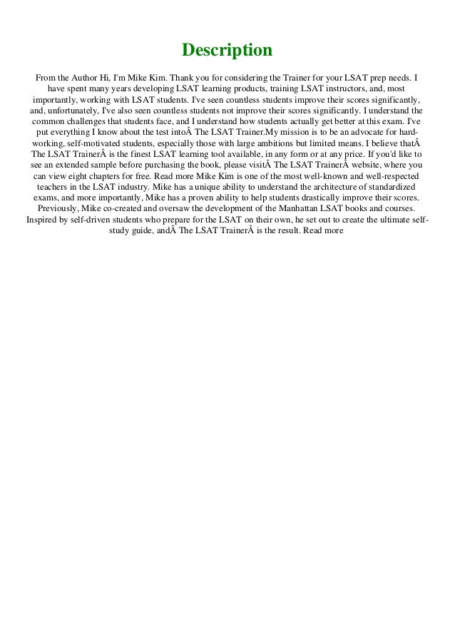 Pdf trainer free the lsat LSAT Study