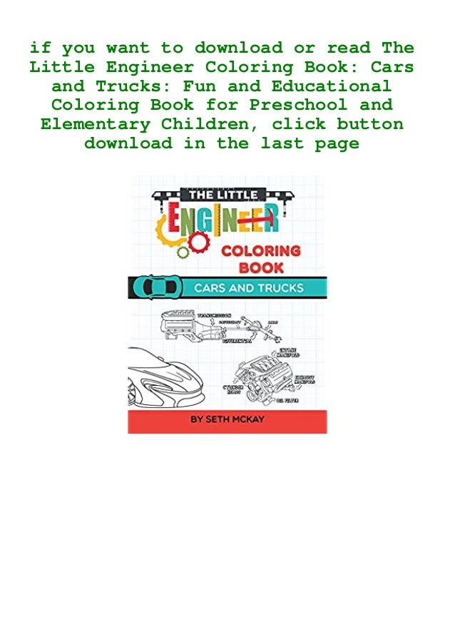 Download F R E E D O W N L O A D R E A D The Little Engineer Coloring Book C