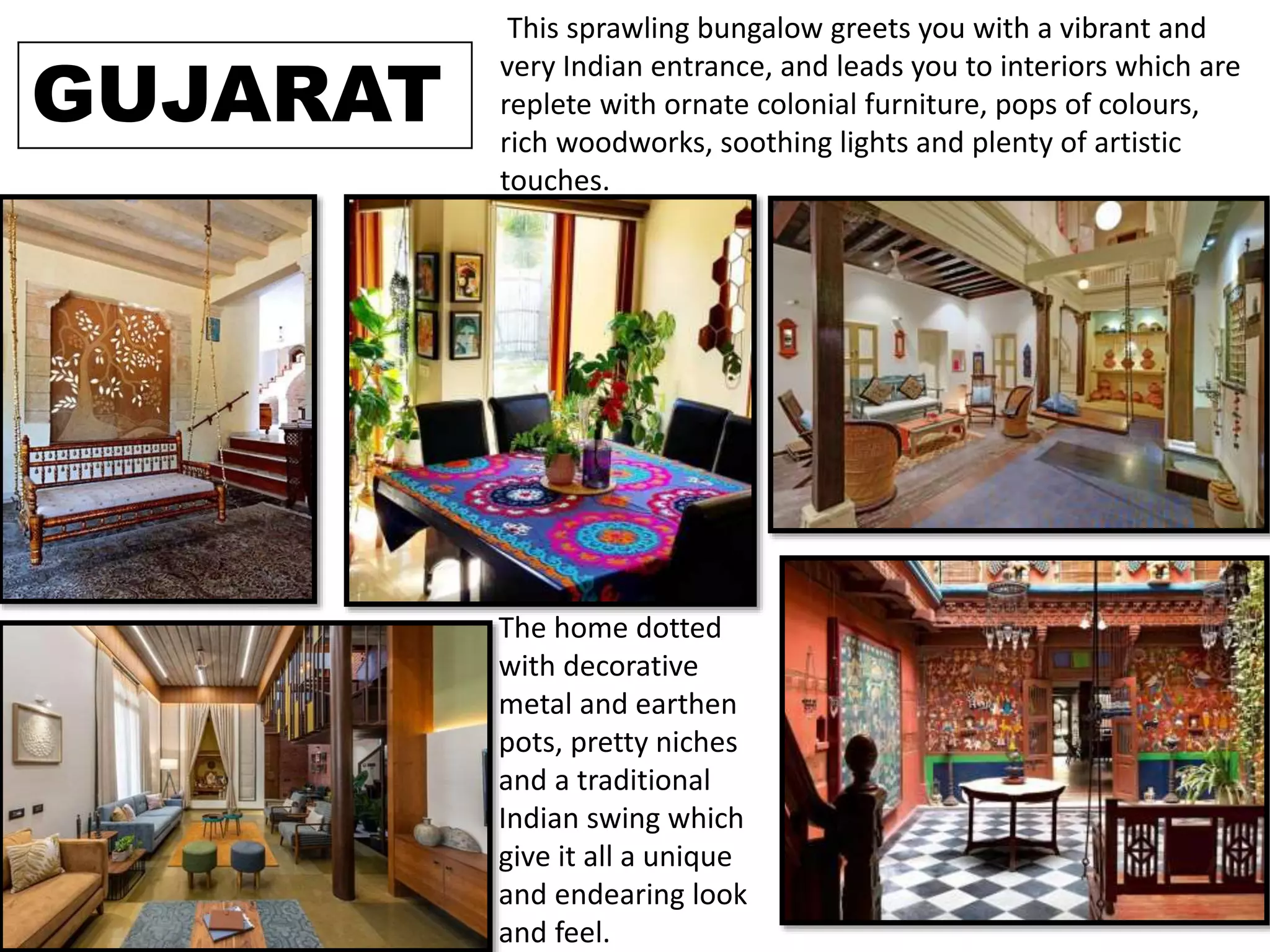INDIAN INTERIOR DESIGNS WITH INFORMATION AND PICTURES | PPTX