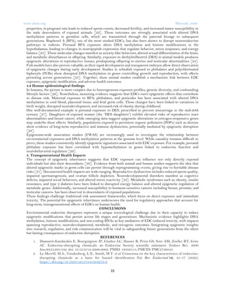 Environmental Endocrine Disruptors and Epigenetic Toxicity: Linking ...