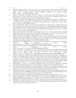 Advances in Vector Control and Gene Drive Technologies for Sustainable ...