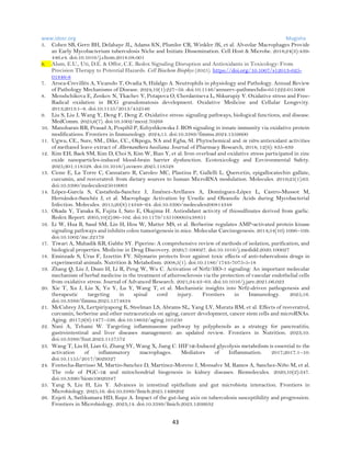 Redox-Immune Crosstalk in Tuberculosis: The Role of Antioxidant ...