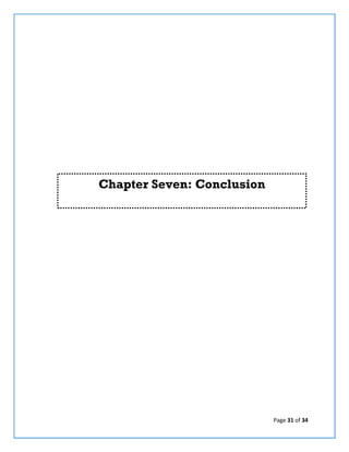 Page 31 of 34
Chapter Seven: Conclusion
 