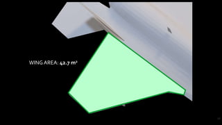 12
WING AREA: 42.7 m2
 