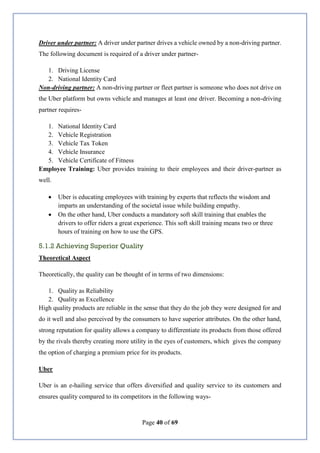Application of the Strategic Management Theories in Uber Bangladesh | PDF