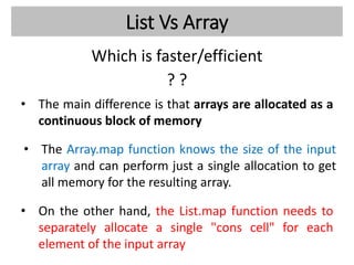 F# array searching | PPT