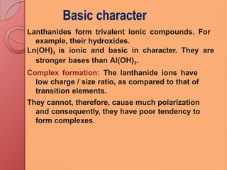 F-BLOCK ELEMENTS POWER POINT PRESENTATIONS | PPTX