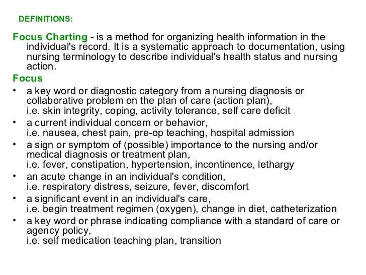 Fdar Charting For Discharge Patient