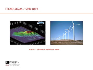 VENTOS -  Software de predição de ventos. TECNOLOGIAS / SPIN-OFFs 