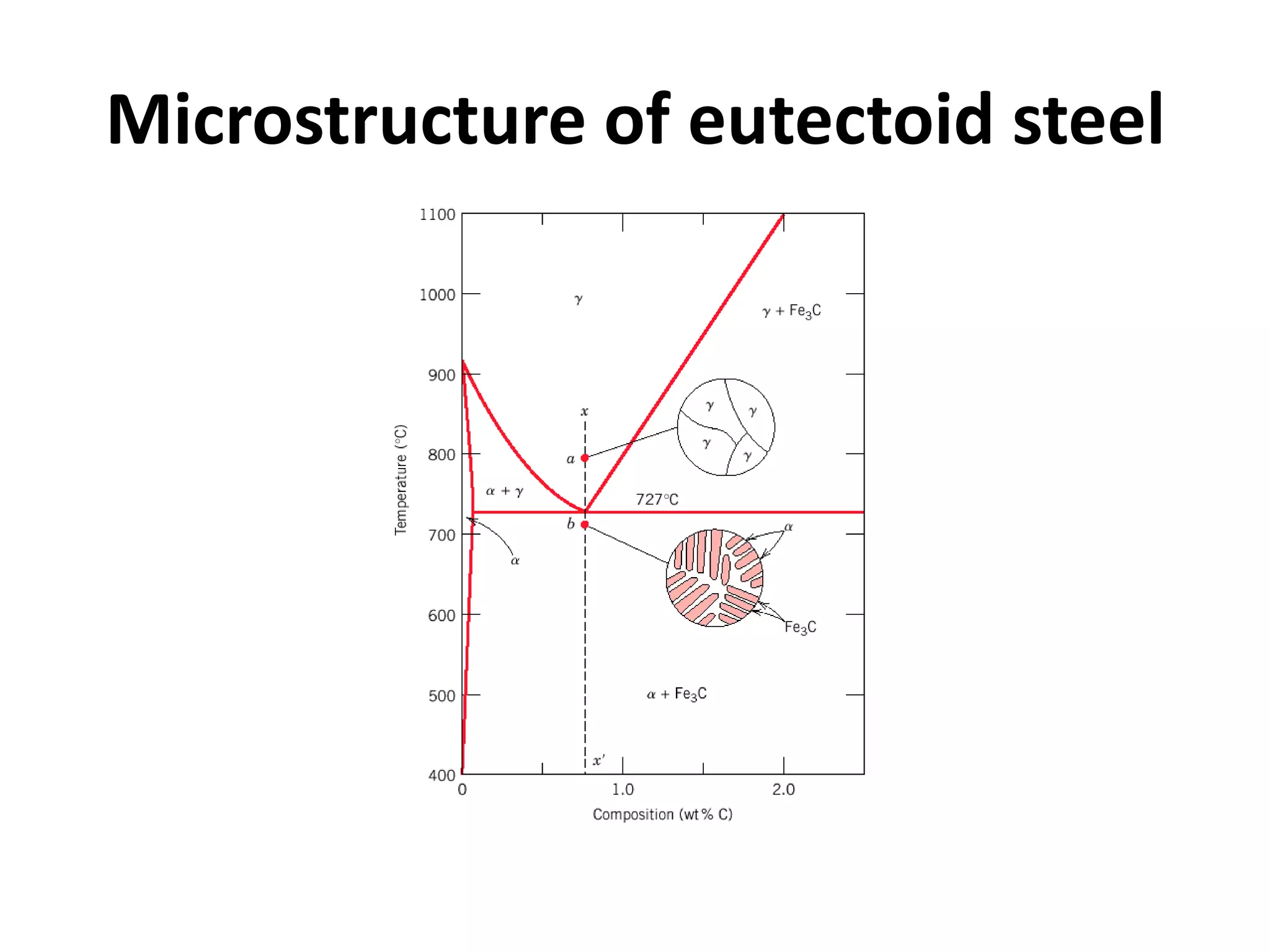 Microstructure of eutectoid steel

 