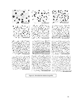 15
Figura 8.- Densidad de nódulos de grafito
 