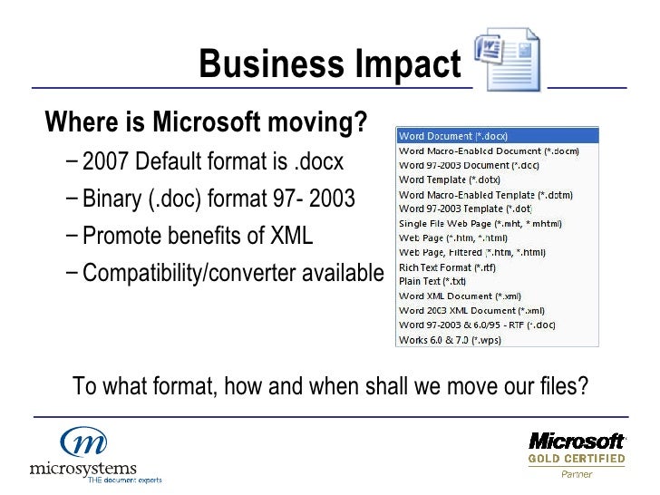 Document Sucuess With Office 2007 -