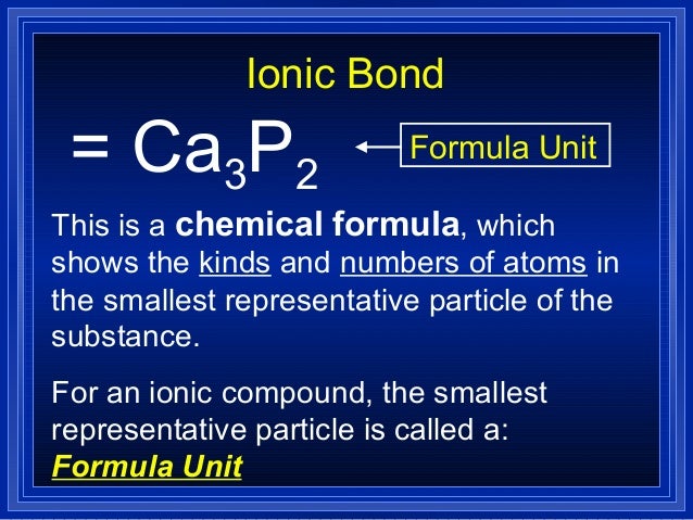 interatomic bonds