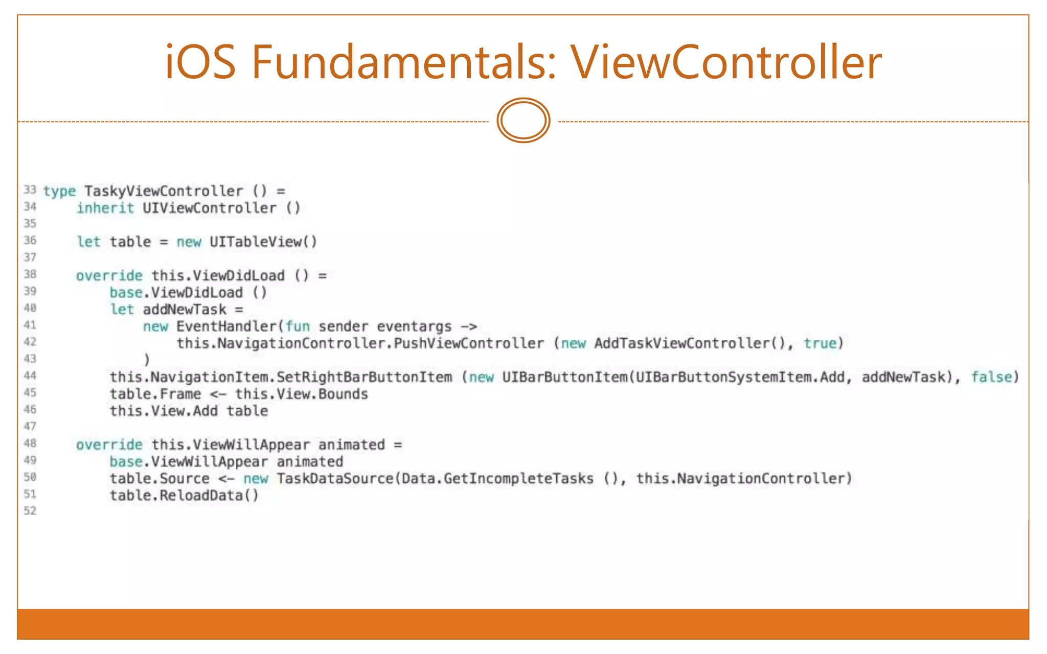 iOS Fundamentals: ViewController
 